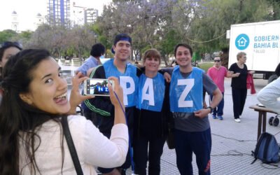 En la plaza por la humanidad