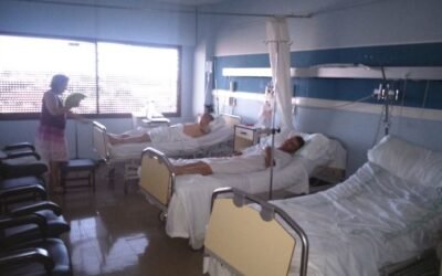 En una habitación de sanatorio