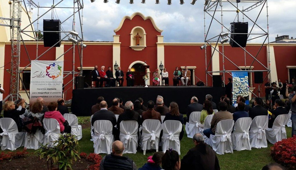 En Salta oración por la paz en el espíritu de Asís