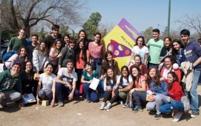 750 chicos participaron de la inauguración del Dado de la Paz