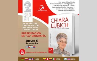 Presentación del Libro: Chiara Lubich, el camino de la unidad, entre historia y profecía