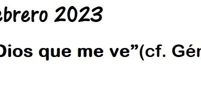 Palabra de vida Febrero 2023
