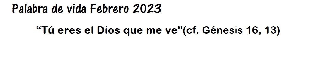 Palabra de vida Febrero 2023
